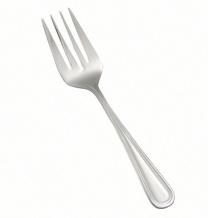 Winco 0030-22 9" 18/8 Extra Heavy Stainless Steel Shangarila Cold Meat Fork - 12/Case