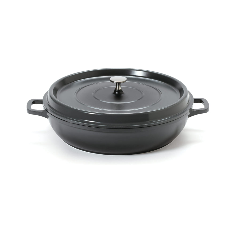 Browne 5734030 Elements Stainless Steel Brazier & Lid, 30 Qt.