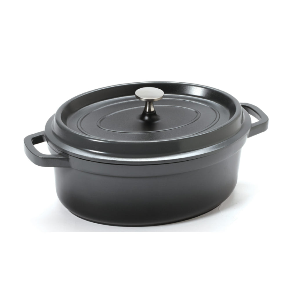 Lodge Pro-Logic P10D3 4 Qt. Pre-Seasoned Cast Iron Dutch Oven