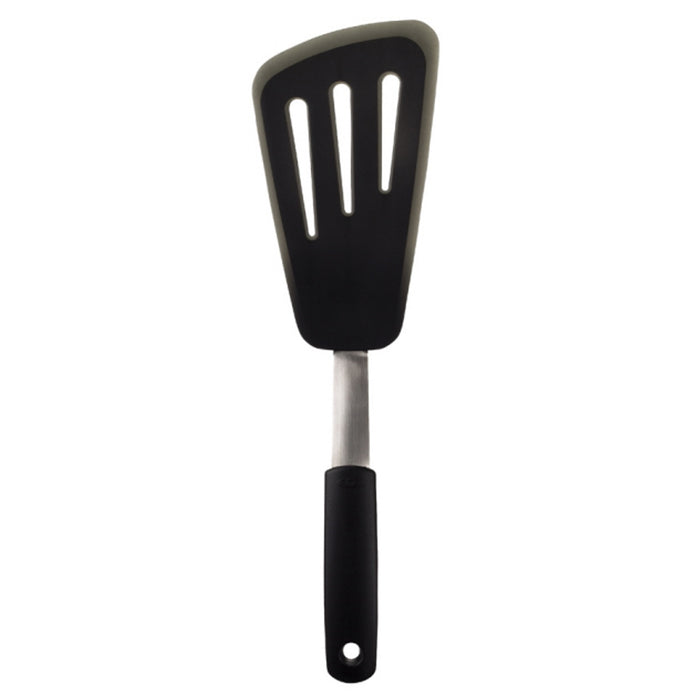 OXO 13.5" Black Flexible Omelet Turner - 1071532BK