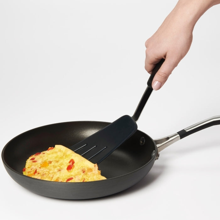 OXO 13.5" Black Flexible Omelet Turner - 1071532BK