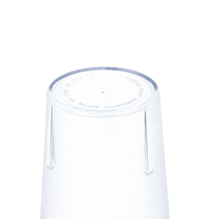 Cambro 12.6 Oz Clear Customizable SAN Plastic Tumbler - 1200P152