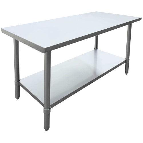 Nella 24" x 48" All Stainless Steel Table - 19138