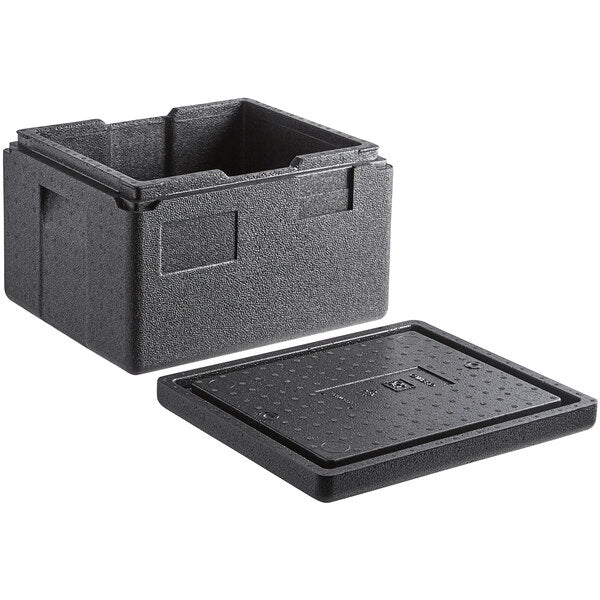 Cambro EPP260SW110  Cam GoBox Top Loading EPP Insulated Food Pan Carrier - 15" x 13" x 10"