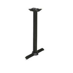 Nella 2065 22" Cast Bar Height Table Base - Black - 2/Set