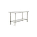 NELLA 24" x 72" STAINLESS STEEL TABLE - 22068