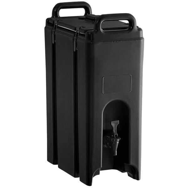 Cambro 500LCD110 Camtainers 4.75 Gallon Black Insulated Beverage Dispe —  Nella Online