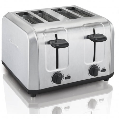 Hamilton Beach 4-Slice Stainless Steel Bread Toaster - 24910