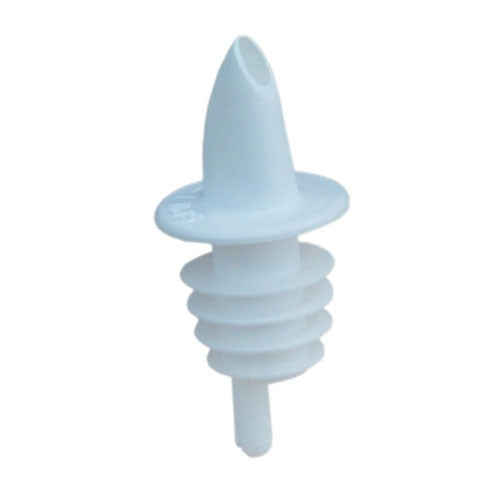 Spill Stop 350-07 White Plastic Liquor Pourer - 12/Pack