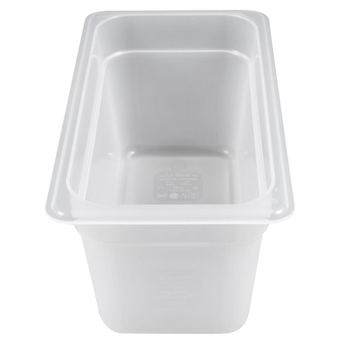 Cambro 36PP190 1/3 Size Translucent Polypropylene Food Pan -  6" Deep