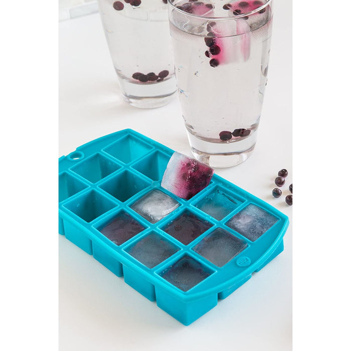 Tulz 37100 Silicone Mini Ice Block Tray - Teal