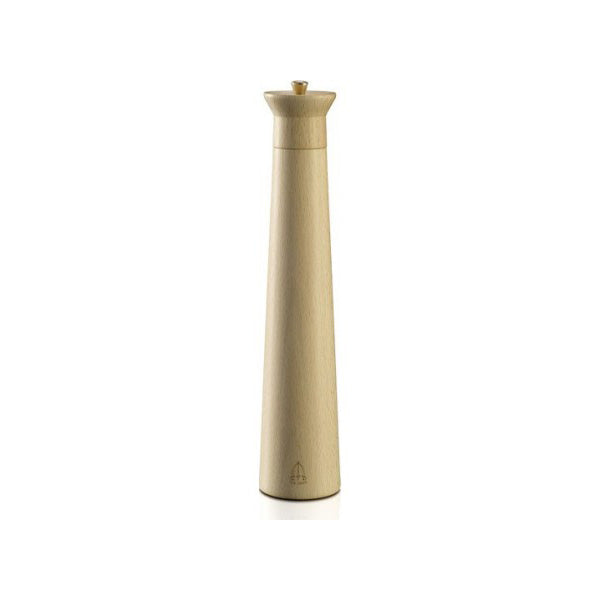 Tre Spade 12" Natural Beech Wood Pepper Mill