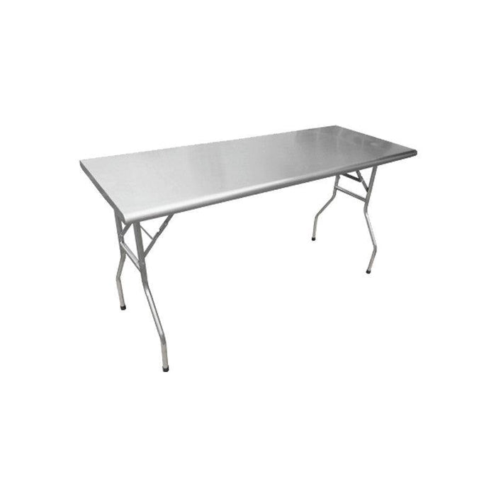 NELLA STAINLESS STEEL FOLDING TABLE - 30" x 72" - 41233