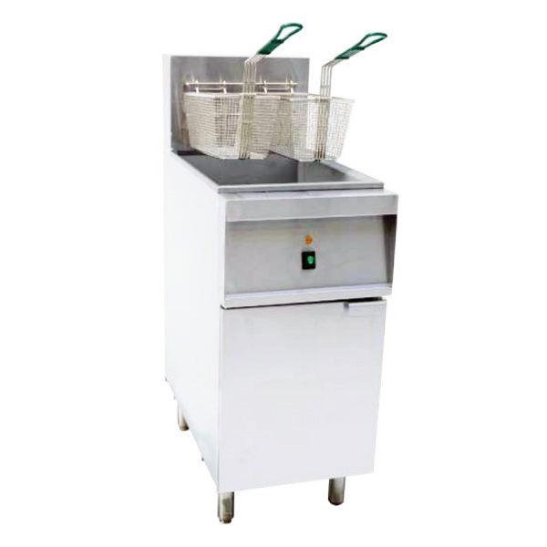 Nella 40 Lb. Electric Floor Deep Fryer - 44591 - 240V/3Ph