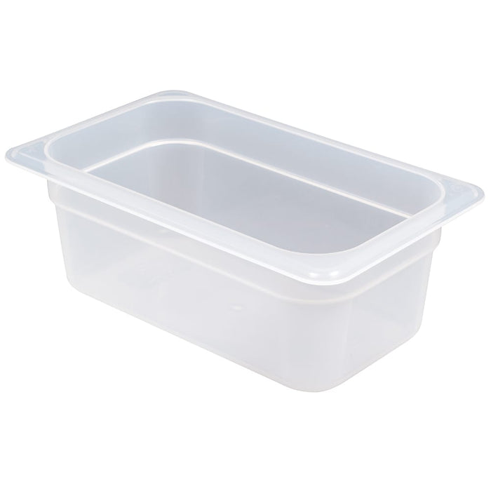 Cambro 44PP190 1/4 Size Translucent Polypropylene Food Pan - 4" Deep