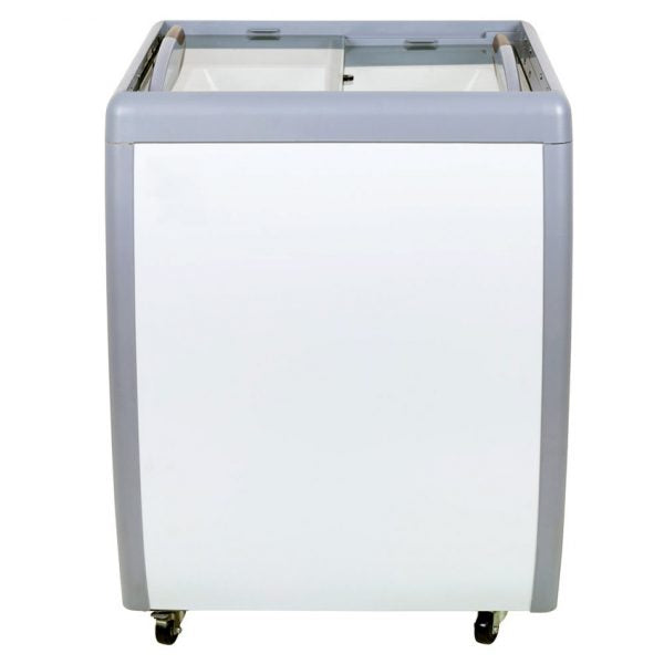 Nella 26" Flat Glass Top Ice Cream Display Chest Freezer, 5.5 cu. ft - 46492