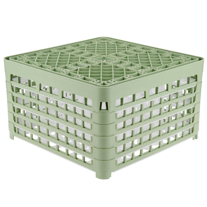 Vollrath 5284811 Full Size 30 Compartment Rack - Light Green - 2 Per Pack