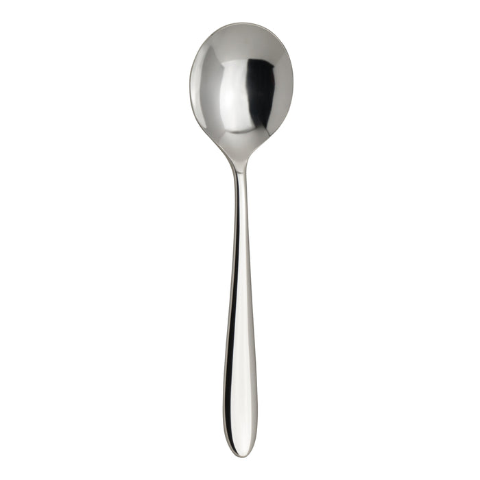 Steelite Folio 6.75" Whitfield Bouillon Soup Spoon - 12/Case - 5746SX002