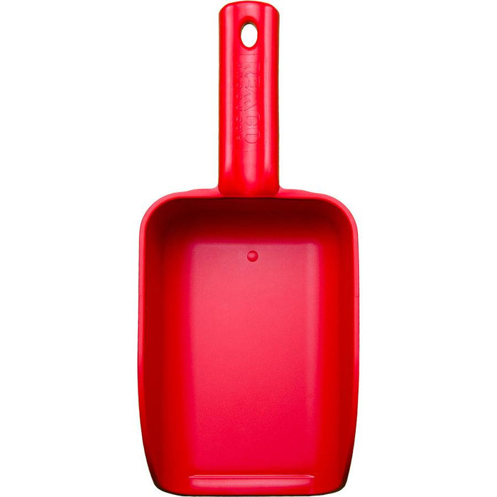 Remco 64004 32 Oz. One Piece Polypropylene Utility Scoop - Red