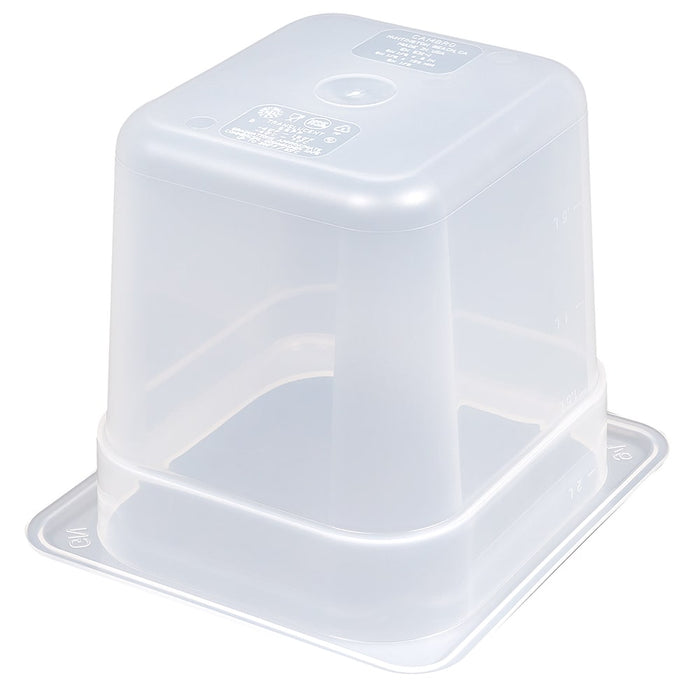 Cambro 66PP190 1/6 Size Translucent Polypropylene Food Pan -  6" Deep