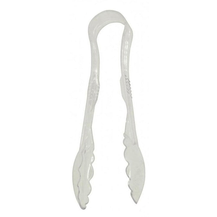 Nella 80158 12" Clear Scallop Tongs