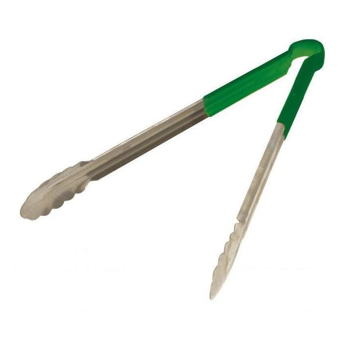 Nella 16" Heavy Duty Utility Tongs with Green Handle - 80549