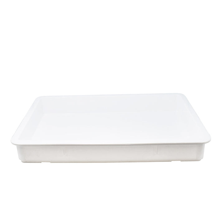 Nella 26″ X 18″ X 3.25″ White Pizza Dough Proofing Box - 80889