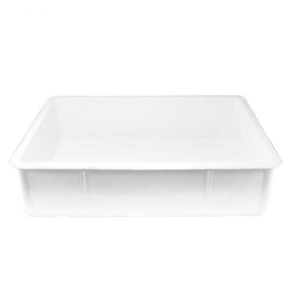 Nella 26″ X 18″ X 6″ White Pizza Dough Proofing Box - 80890