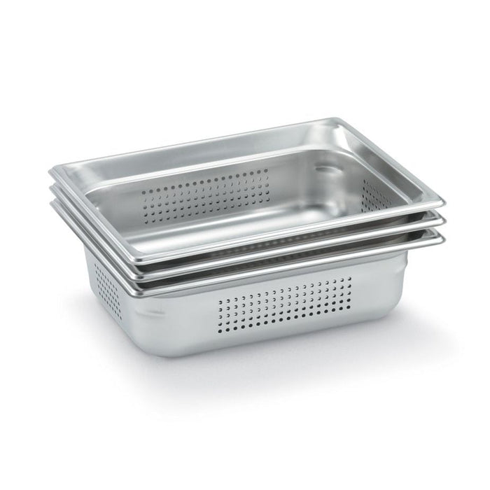 Vollrath 90243 Super Pan 3 Half Size Stainless Steel Perforated Steam Table Pan