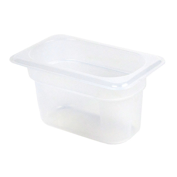 Cambro 94PP190 1/9 Size Translucent Polypropylene Food Pan -  4" Deep