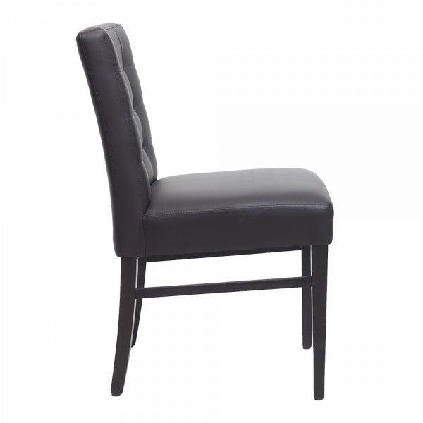 Nella Amsterdam Vinyl Brown Restaurant Chair