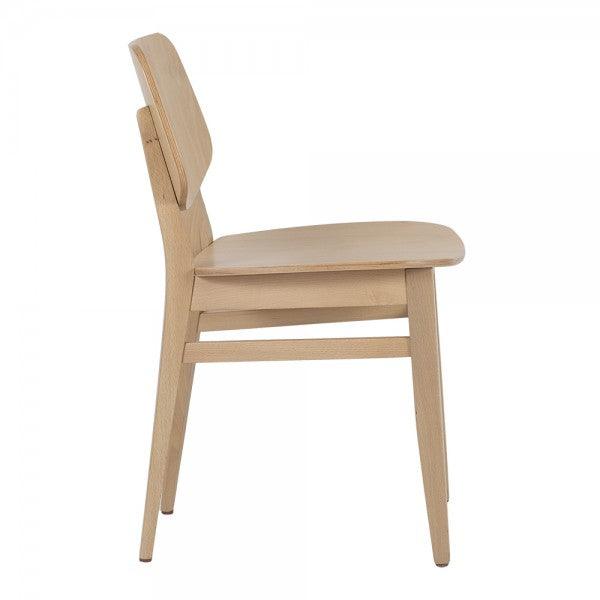 Nella Clara Natural Wood Restaurant Chair