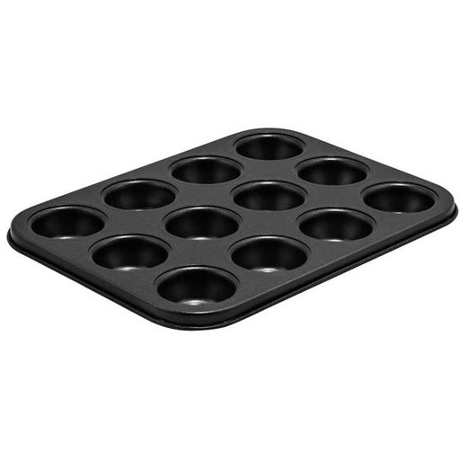 Fox Run 12 Mold Non-Stick Carbon Steel Mini Cheesecake Pan with Removable  Bottom - 13 7/