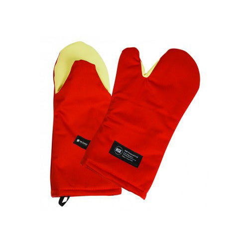 San Jamar CTP17 17" Red Cool Touch Oven Mitt