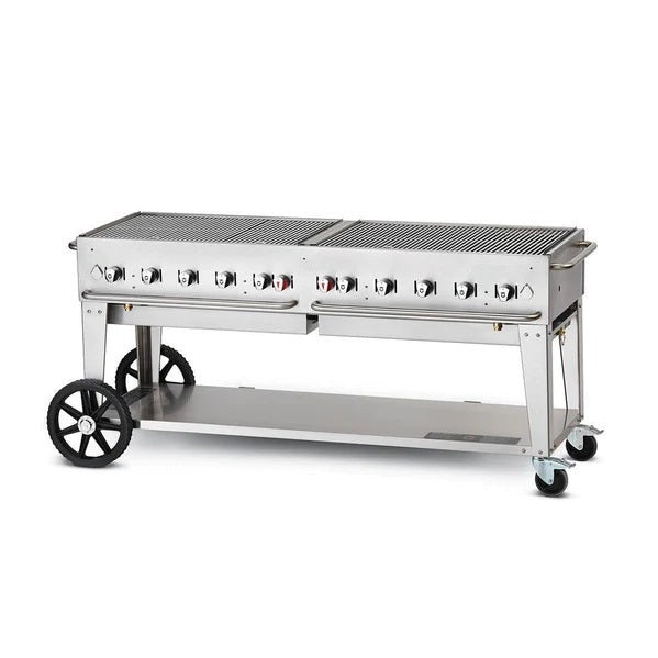 Crown Verity CV-MCB-72NG 72" Mobile BBQ Grill - Natural Gas