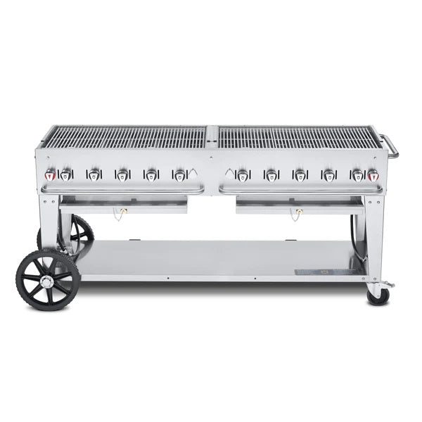 Crown Verity CV-MCB-72NG 72" Mobile BBQ Grill - Natural Gas