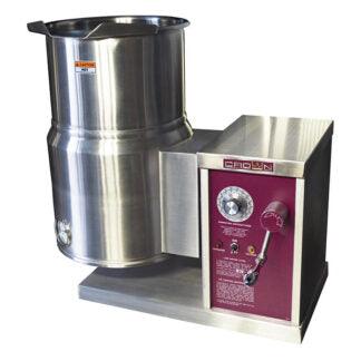 Crown EC-20T 20-Gallon Manual Tilting Steam Kettle - 3 Phase