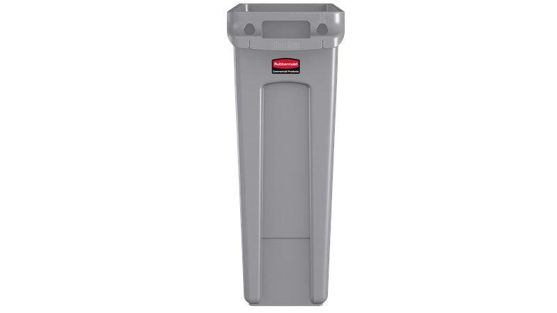 Rubbermaid FG354060GRAY 23 Gallon Slim Jim Trash Can - Grey