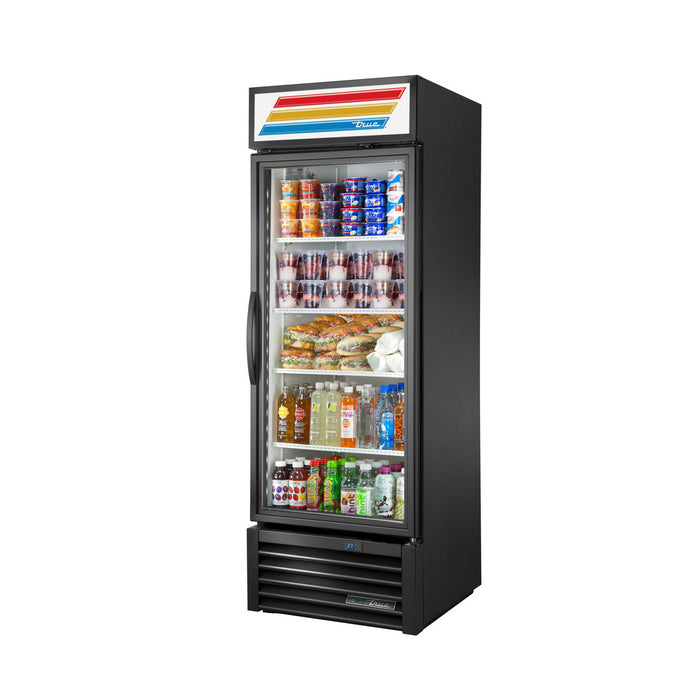 True GDM-23-HST-HC~TSL01 27" Glass Swing Door Refrigerated Merchandiser with Health Safe Timer