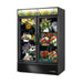 TRUE GDM-49FC-HC~TSL01 BLK 2 DOOR MERCHANDISER