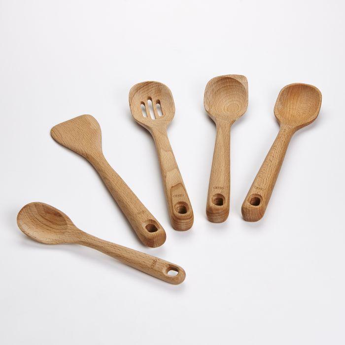 OXO 1130680 Good Grips 8 1/4 Small Wooden Spoon