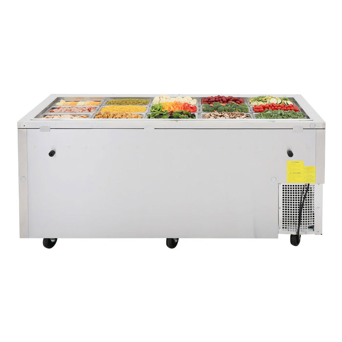 Turbo Air JBT-72-N J Series 70" Stainless Steel Cold Food Bar