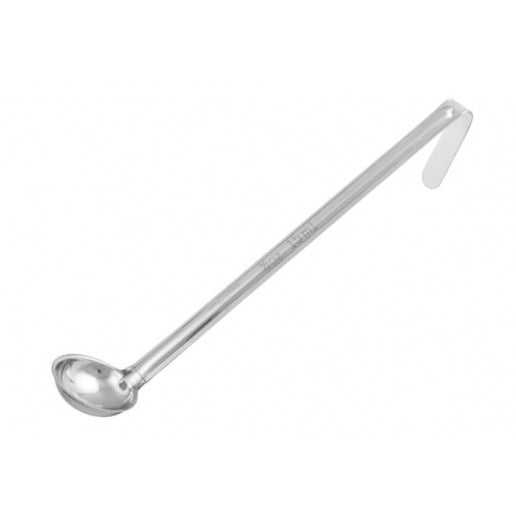 Winco LDI-24 24 oz. One-Piece Stainless Steel Round Bottom Serving Ladle