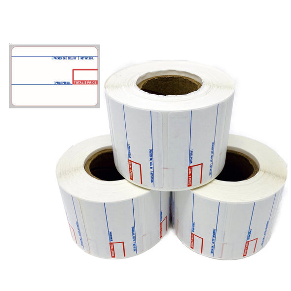 Nella LP16 58mm x 40mm Scale Labels - 30 Rolls per Case