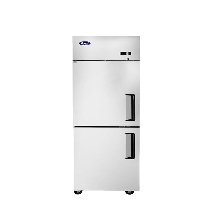 Atosa MBF8007GRL 28" Top Mount Left-hand Hinge 2-Door Reach-in Freezer- 21.4 Cu. Ft.