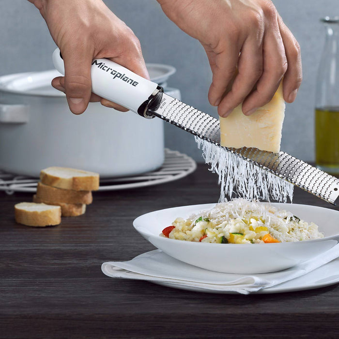 Microplane 46301 8" Premium Classic Series Zester/Grater - White