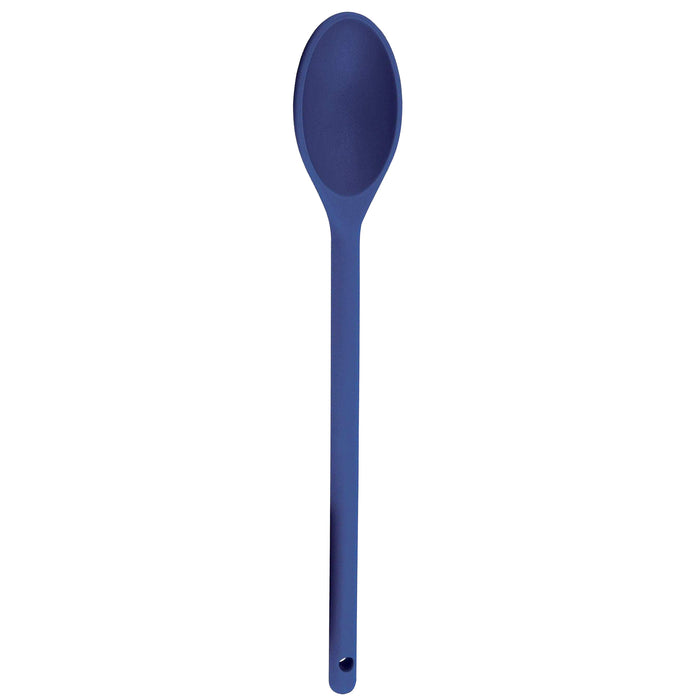 Winco NS-12B 12" High Heat Nylon Spoon - Blue