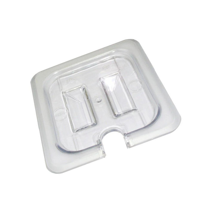 Nella Clear Polycarbonate Slotted 1/3 Size Food Pan Cover - 80024