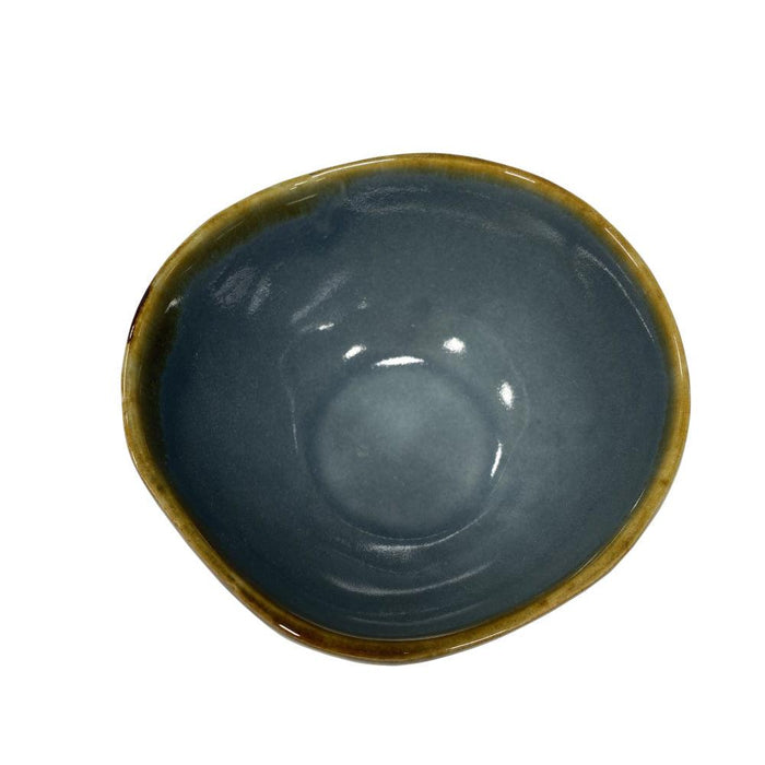 Nella PI5566GB Stoneware Serving Bowl - Gray Blue