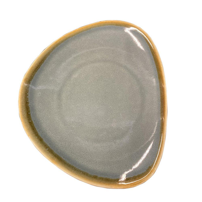 Nella PI10050GB 9" Stoneware Serving Plate - Grey Blue